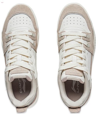 (Women) Li-Ning Jiangyue 'White Grey Brown' AGCT294-4 Shop (Women) Li-Ning Jiangyue 'White Grey Brown' AGCT294-4