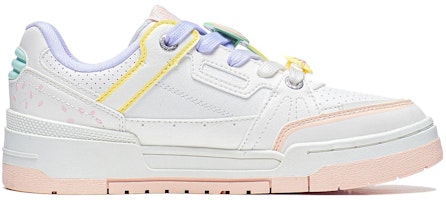 LiNing李寧 征程1.5 防滑耐磨 低筒 溜板鞋 女款 白粉紫 Order LiNing李寧 征程1.5 防滑耐磨 低筒 溜板鞋 女款 白粉紫