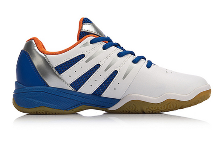 Order (W) Li-Ning Kason Badmintonschoenen ''Grijs Blauw Oranje'' FYTN014-1