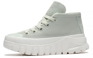 LiNing李寧 真皮靴 中幫厚底運動休閒鞋 女款 青白玉色 Buy LiNing李寧 真皮靴 中幫厚底運動休閒鞋 女款 青白玉色