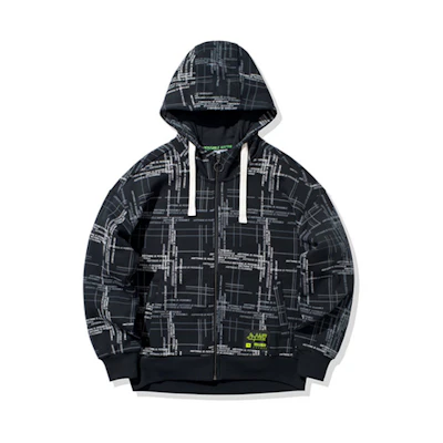 (Women) Li-Ning Letter Print Hoodie Jacket - Black AWDQ028-5