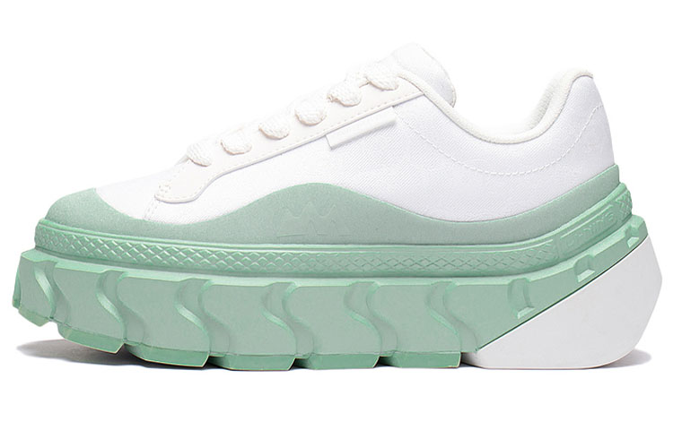 (Women) Li-Ning Lifestyle CF Skate Shoes 'Green White' AGCS230-3