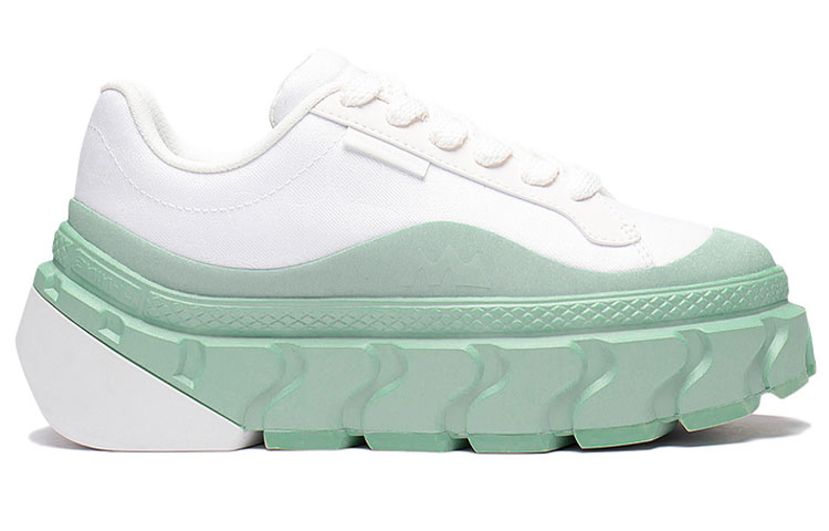 (W) Li-Ning Lifestyle CF Skate Shoes 'Green White' 圖 2