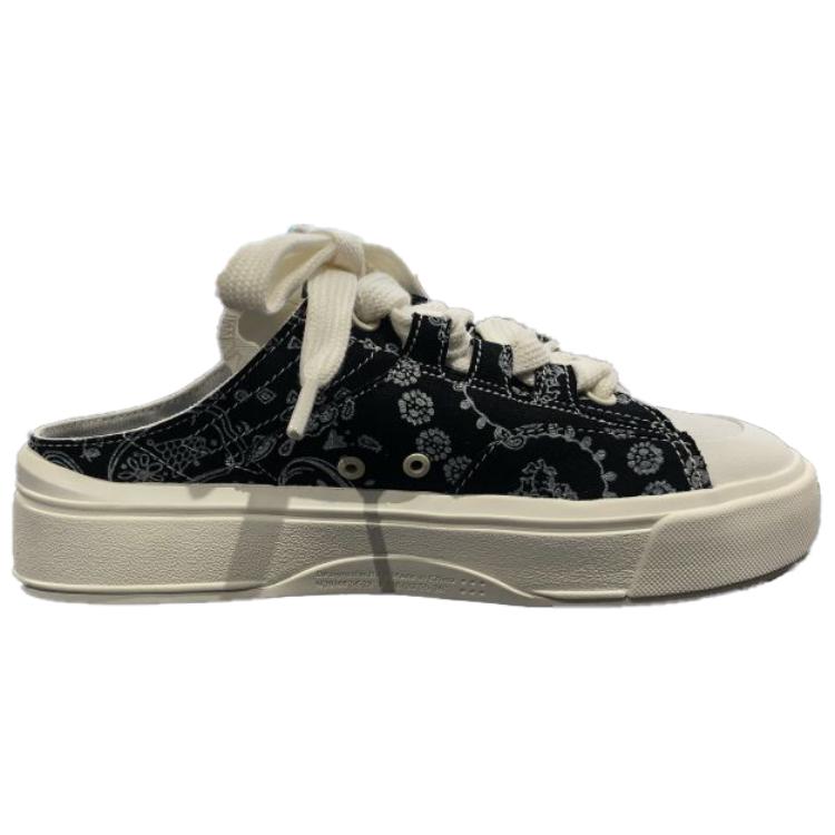 Order (W) Li-Ning Sepatu Gaya Hidup Low 'Hitam Putih' AGCS100-4