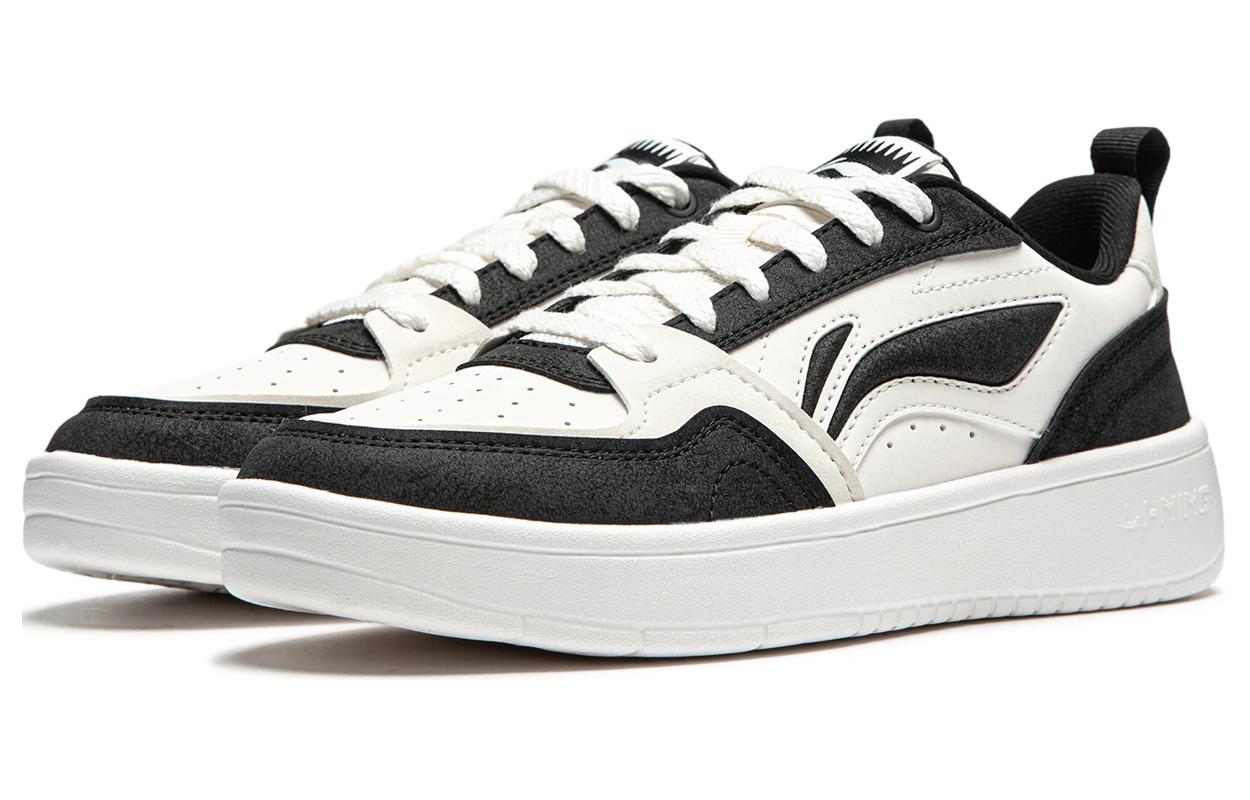 Lookbook (W) Li-Ning Gaya Hidup Rendah 'Hitam Putih' AGCU248-5