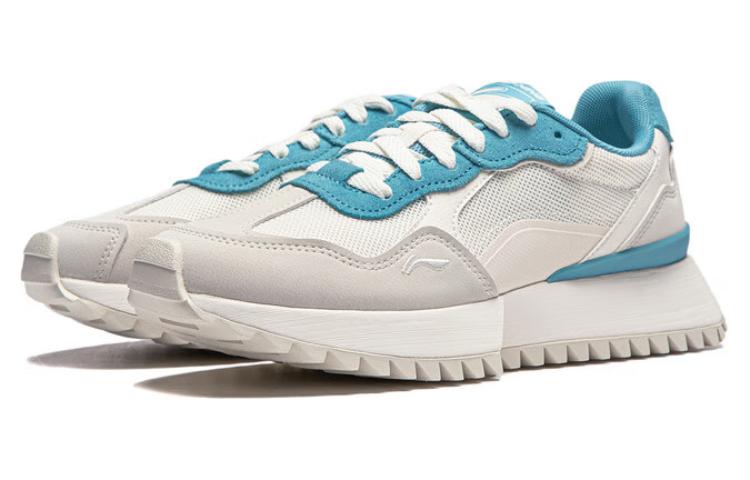 Lookbook (Women) Li-Ning Lifestyle Low 'White Blue' AGCU114-3