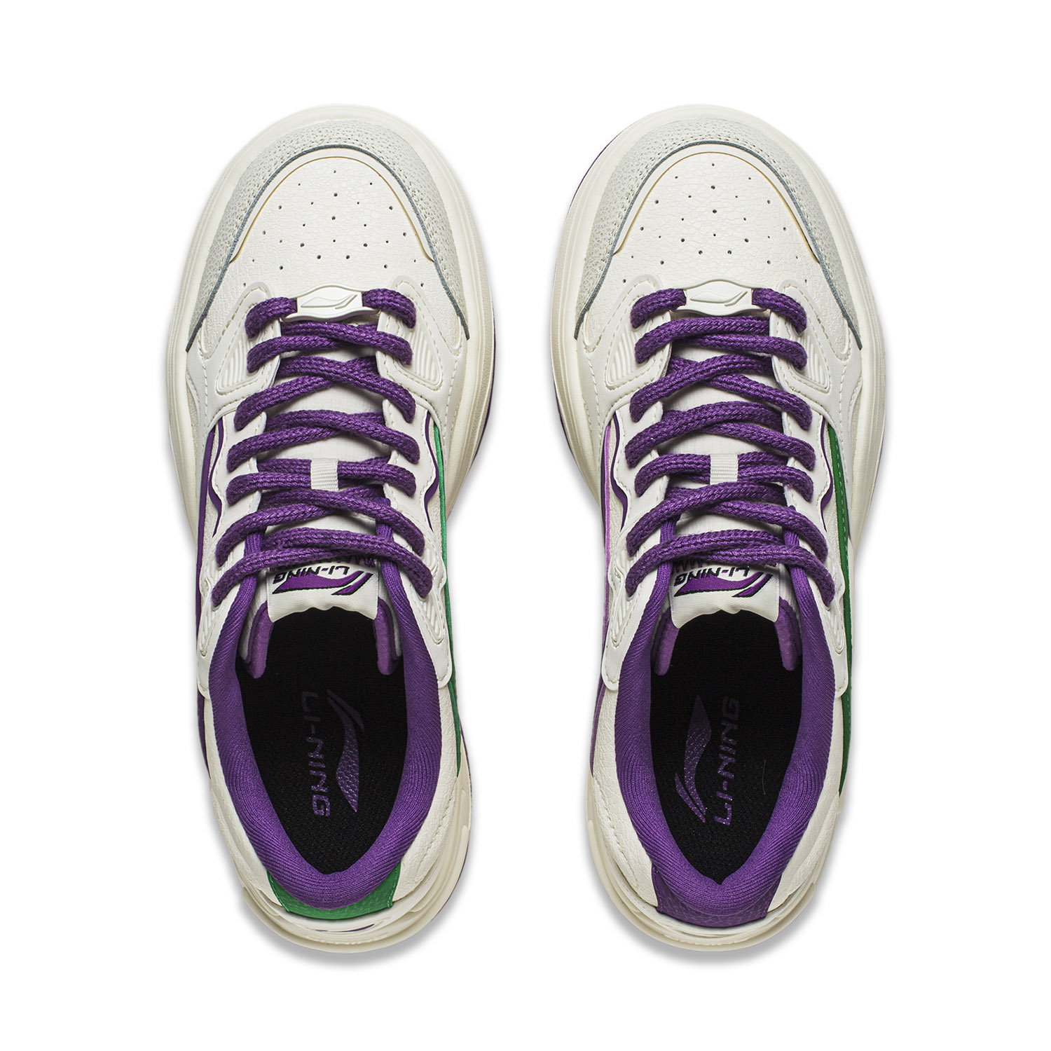 Shop (W) 李寧ライフスタイル「白紫緑」 AGCU016-4