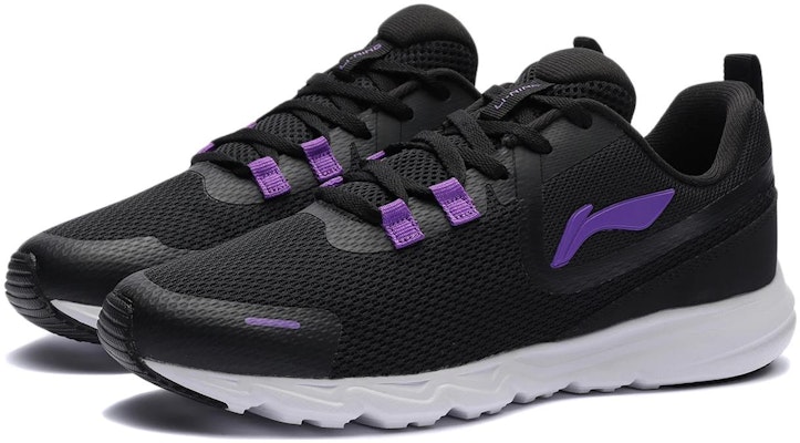 (Women) Li-Ning Lifestyle Series Low 'Black Purple' AGLR306-2 Lookbook (Women) Li-Ning Lifestyle Series Low 'Black Purple' AGLR306-2