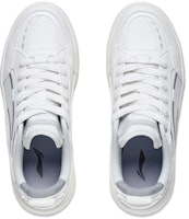 LiNing李寧 閃光 防滑耐磨 低筒 滑板鞋 女款 白灰 Shop LiNing李寧 閃光 防滑耐磨 低筒 滑板鞋 女款 白灰