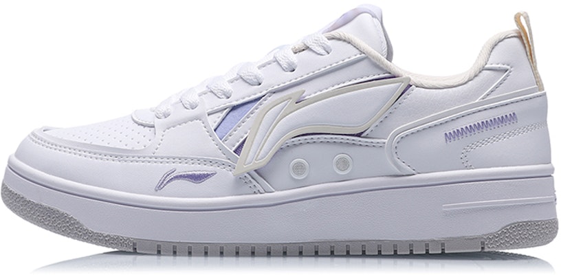 (Women) Li-Ning Lifestyle Skate Shoes 'White Purple' AGCQ544-2 Buy (Women) Li-Ning Lifestyle Skate Shoes 'White Purple' AGCQ544-2