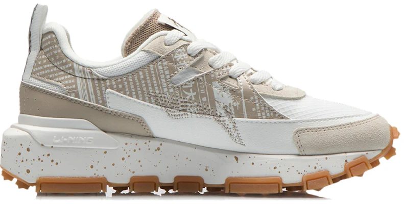 (W) Li-Ning Ropa Deportiva Estilo de Vida 'Beige Blanco' AGCR286-1 Order (W) Li-Ning Ropa Deportiva Estilo de Vida 'Beige Blanco' AGCR286-1