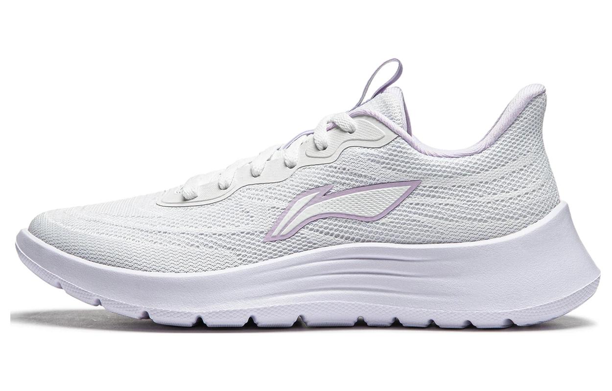(Women) Li-Ning Light Feather 'White Mauve' ARSU022-1