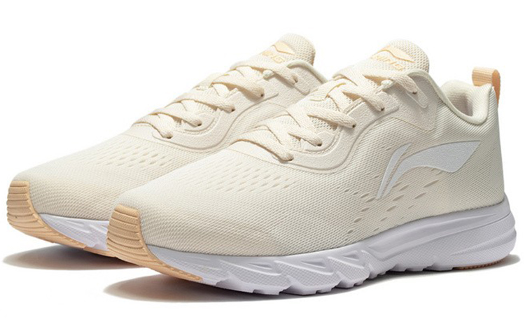 Lookbook (W) Li-Ning Leichte Sportschuhe ''Beige Weiß'' ARBR006-6