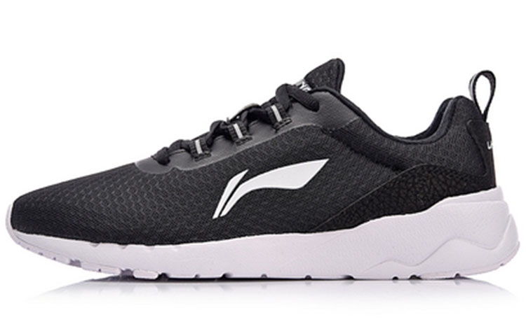 (Women) Li-Ning Lightweight Breathable Low-Top Running Shoes 'Black' ARJN004-4
