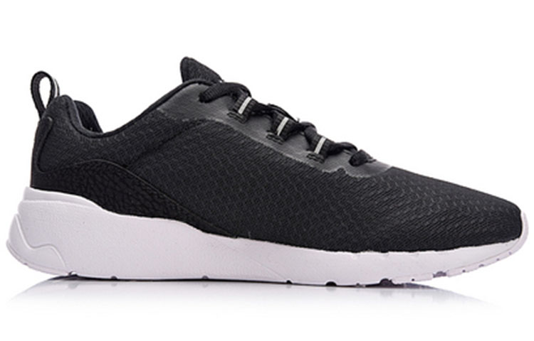Order (Women) Li-Ning Lightweight Breathable Low-Top Running Shoes 'Black' ARJN004-4
