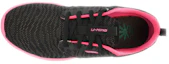 Shop (Women) Li-Ning Lightweight Breathable Running Shoes 'Black Pink' ARJL014-4