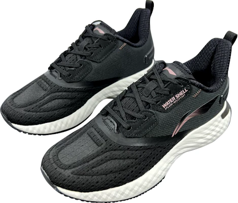 (W) 李寧 軽量ローカット ランニングシューズ (黒) AGLS230-1 Lookbook (W) 李寧 軽量ローカット ランニングシューズ (黒) AGLS230-1