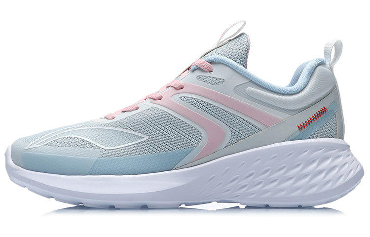 (Women) Li-Ning Lightweight Low 'Grey Pink Blue' ARHR064-4