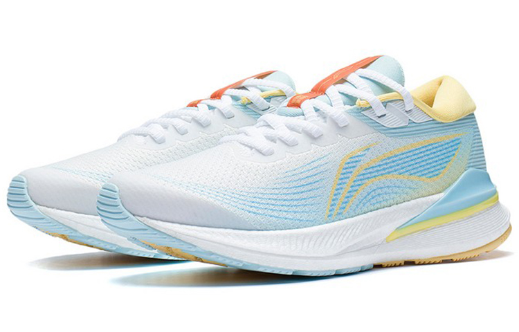 Lookbook (Women) Li-Ning Lightweight Running Shoes 'Sky Blue White' ARHS038-1