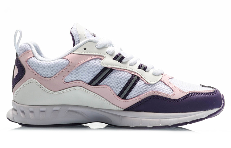 Order (Women) Li-Ning Lightweight Running Shoes 'White Pink Purple' ARBP064-3