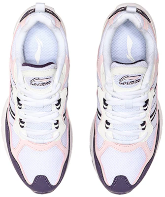 (Women) Li-Ning Lightweight Running Shoes 'White Pink Purple' ARBP064-3 Shop (Women) Li-Ning Lightweight Running Shoes 'White Pink Purple' ARBP064-3