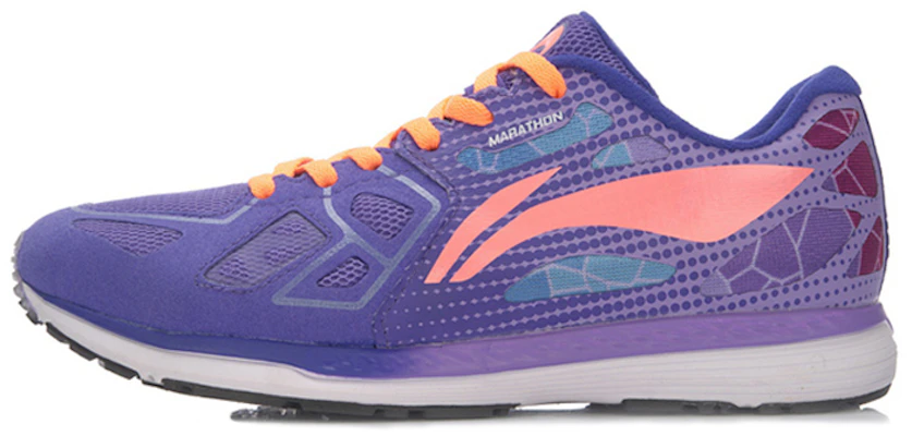 (Women) Li-Ning Lightweight Running Sneaker 'Purple Orange' ARBM094-2 Buy (Women) Li-Ning Lightweight Running Sneaker 'Purple Orange' ARBM094-2