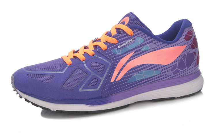Lookbook (Women) Li-Ning Lightweight Running Sneaker 'Purple Orange' ARBM094-2