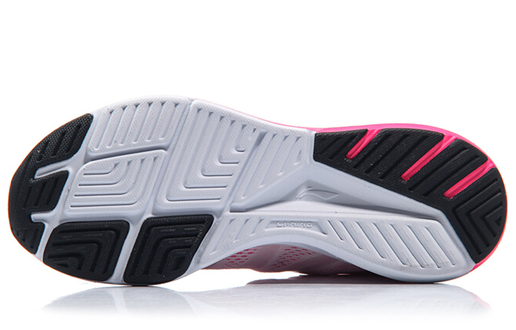 Shop (W) Zapatillas para Correr Li-Ning Ligeras y Amortiguadoras 'Blanco Rosa' ARHM016-1