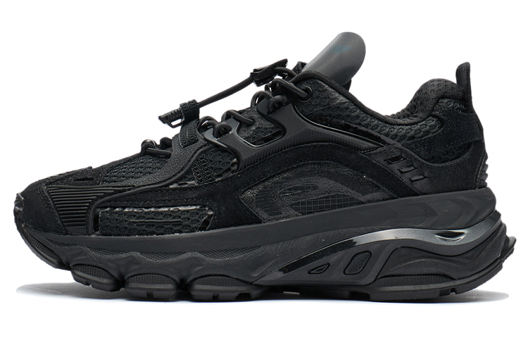 (Women) Li-Ning Lingyue 'Trendy Low-Top Dad Shoe Black' ARLR022-6