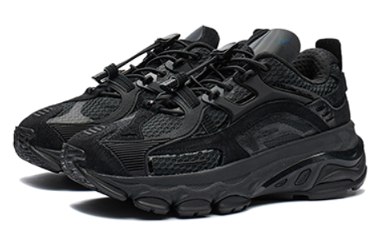 Lookbook (W) Li-Ning Lingyue 'Kasut Ayah Rendah-Atas Trendy Hitam' ARLR022-6