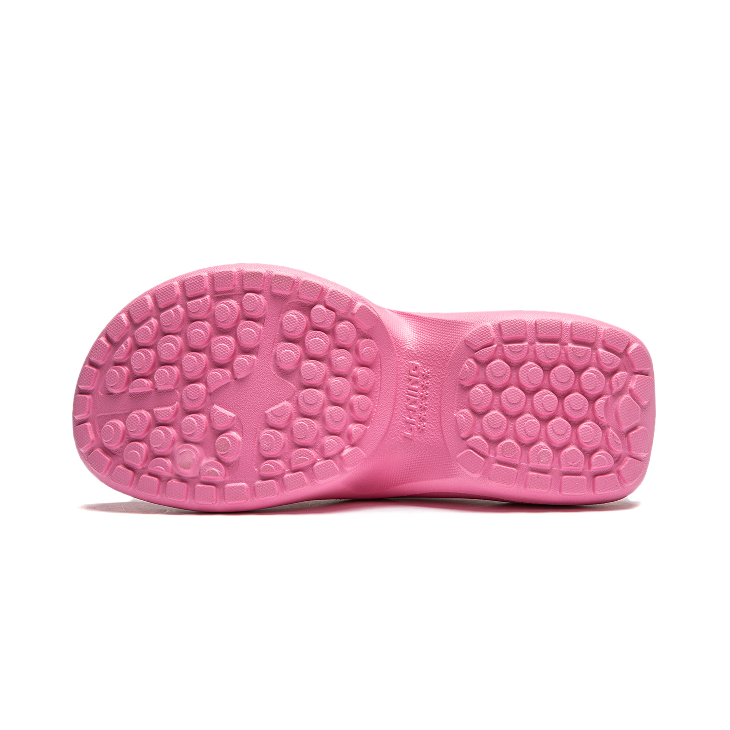 Sizing (W) 李宁Project*粉色拖鞋 AGAU002-1