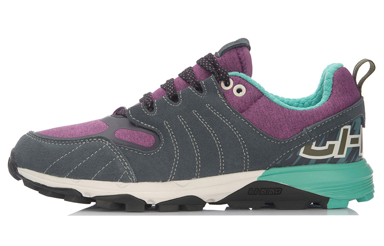 (Women) Li-Ning LiNing Wild Rider 'Grey Green Purple' ARDL018-1