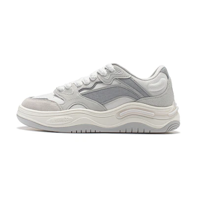 (W) Li-Ning Logo Low 'White Grey'