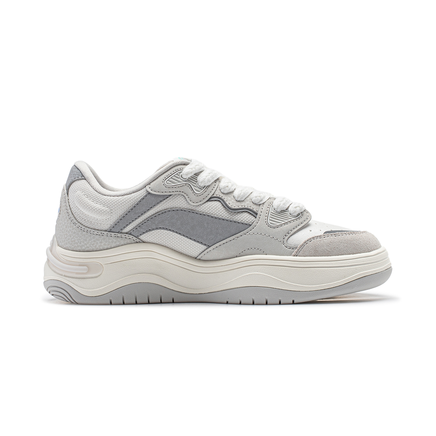 Order (Women) Li-Ning Logo Low 'White Grey' AGCU016-2