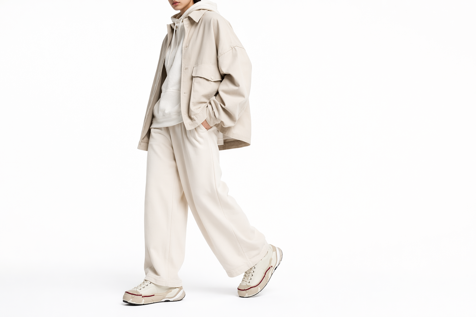 Order (W) Li-Ning Baskets Basses ''Patchwork Beige'' AZGT082-1