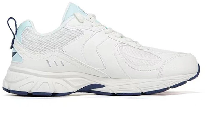 (W) Li-Ning Lage Sneakers ''Wit Blauw'' ARLR016-3 Order (W) Li-Ning Lage Sneakers ''Wit Blauw'' ARLR016-3