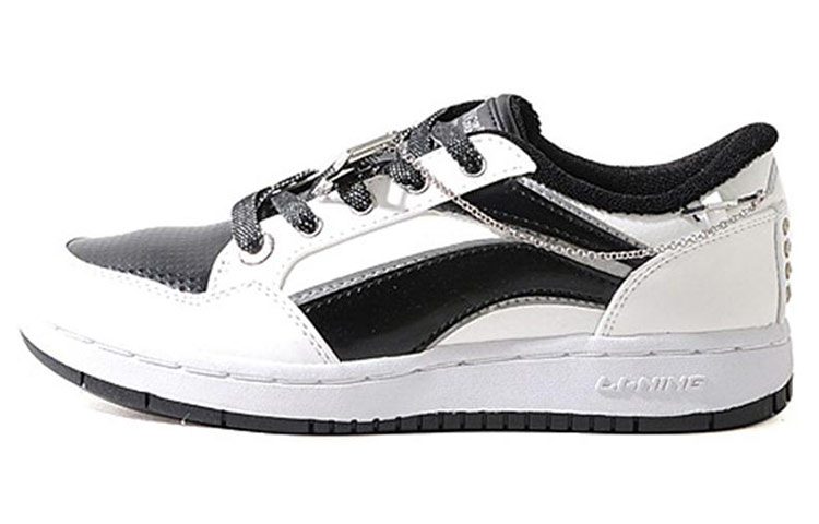 (Women) Li-Ning Low-Top Sneaker 'Black and White' ALCF014-1