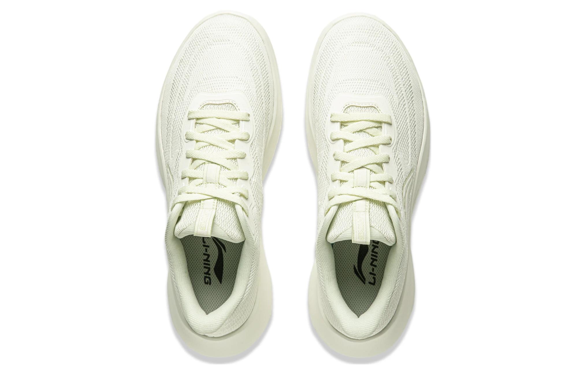 Purchase (W) 李寧ライトフェザーシリーズ クリームホワイト ランニングシューズ ARSU022-4