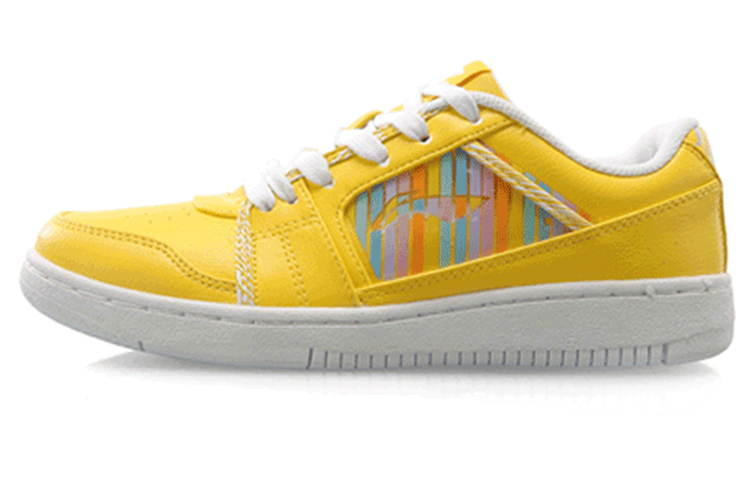 (Women) Li-Ning Low Top Casual 'Yellow' ALCG108-1