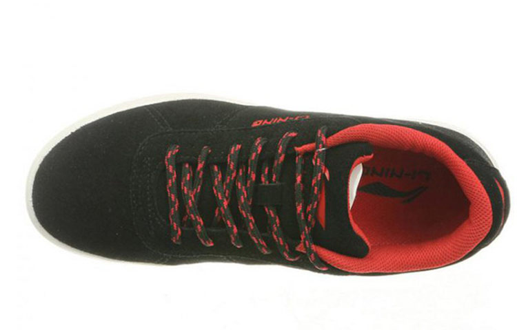 (W) Li-Ning Low Top Casual Sneakers 'Black Red' 圖 3