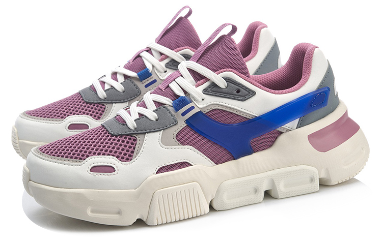 Lookbook (W) 李寧 マーク 紫白青 (Lining Māku Shi-Shiro-Ao) AGLP048-2