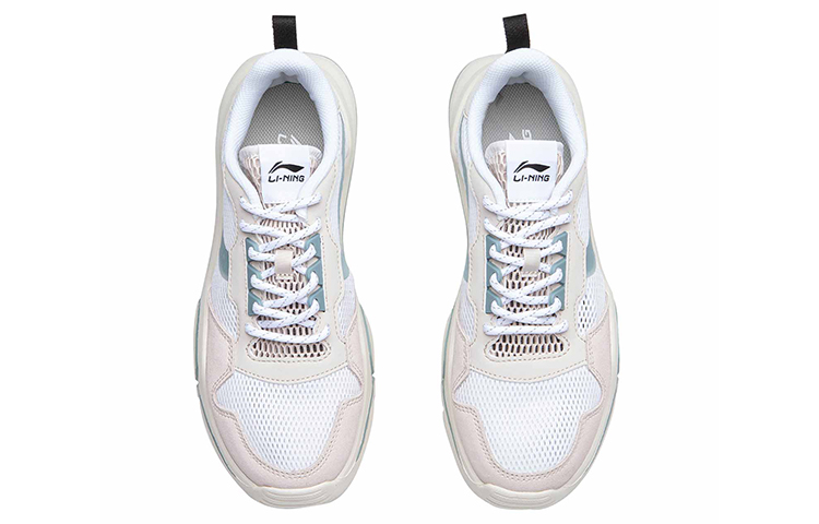 Shop (W) Li-Ning Mark Lite ''Weiß Rosa Grün'' Sneakers AGCQ024-2