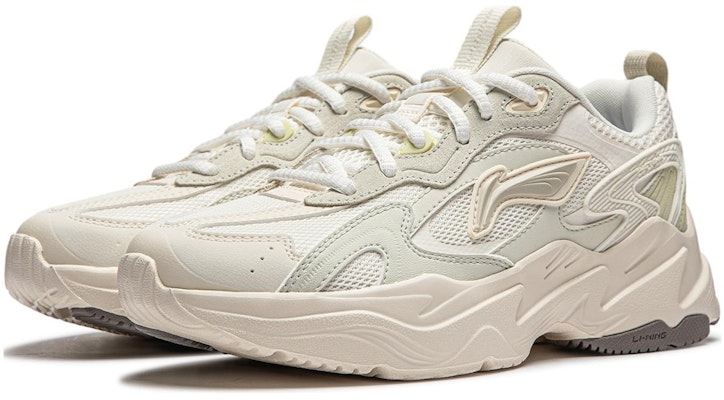 (Women) Li-Ning Meteor Low 'White Green' AGCU122-2 Lookbook (Women) Li-Ning Meteor Low 'White Green' AGCU122-2