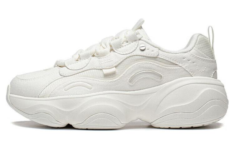 (Women) Li-Ning Mia Retro Dad Shoes 'White' AGCT126-1