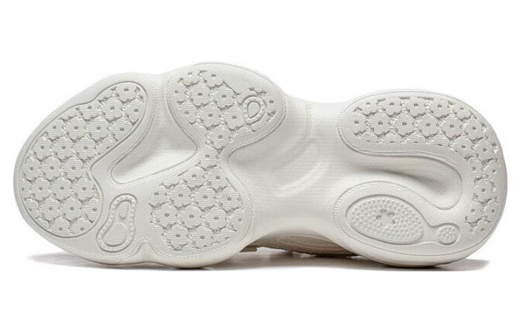 Shop LiNing李寧 甜蜜 防滑耐磨 低筒 爸爸鞋 女款 乳白