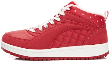 (Women) Li-Ning Mid-Top Casual 'Red White' ALCK118-1 (Women) Li-Ning Mid-Top Casual 'Red White' ALCK118-1