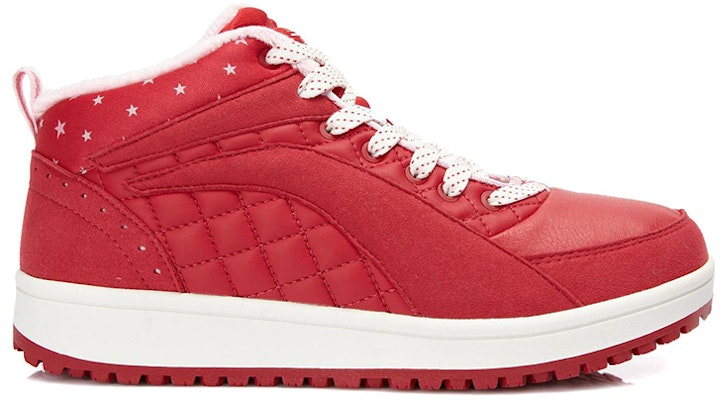 (Women) Li-Ning Mid-Top Casual 'Red White' ALCK118-1 Order (Women) Li-Ning Mid-Top Casual 'Red White' ALCK118-1