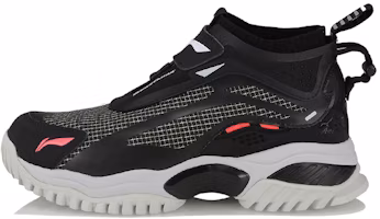 (Women) Li-Ning Mid-Top Casual Running Shoes 'Black' AGLP128-4 (Women) Li-Ning Mid-Top Casual Running Shoes 'Black' AGLP128-4