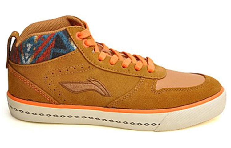 Order (W) Li-Ning Baskets Montantes Décontractées ''Jaune Terreux'' ALAH082-3