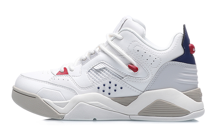 (Women) Li-Ning Mid-Top Retro Basketball 'White' AGBR022-2